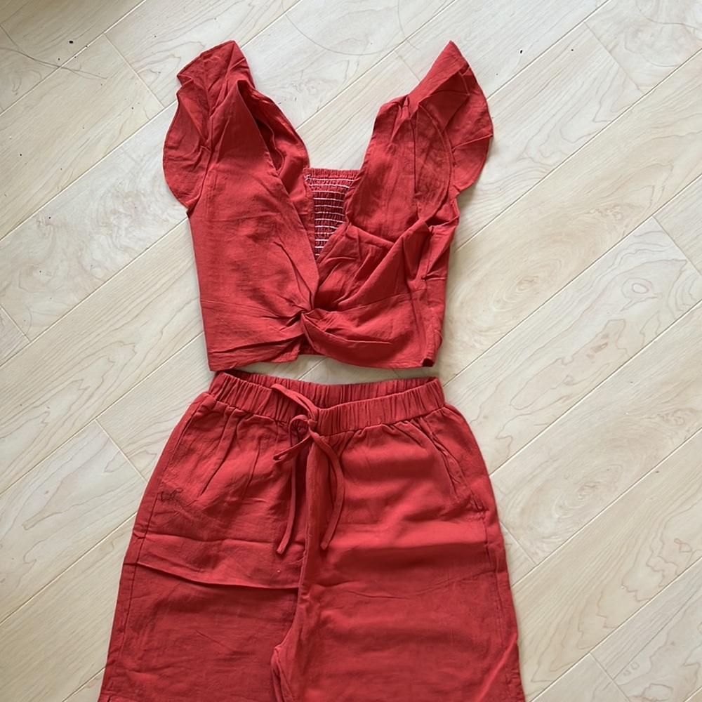 Shein top and bottom set size small